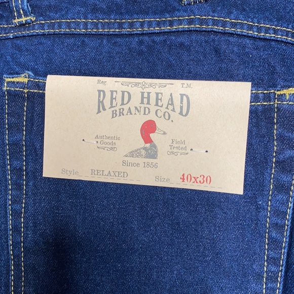 🌻NWT REDHEAD RELAXED FIT JEANS 40x30 - Picture 3 of 4